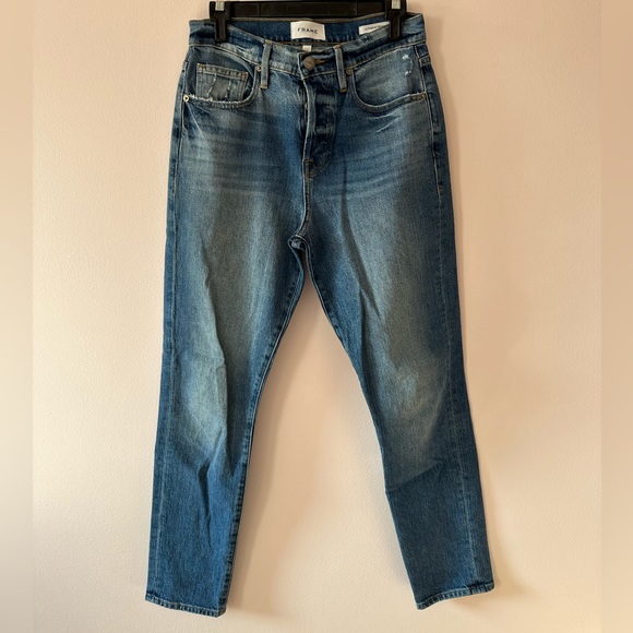 Frame Le Original Skinny Asymmetrical Pocket Jeans Size 26 - Picture 2 of 13